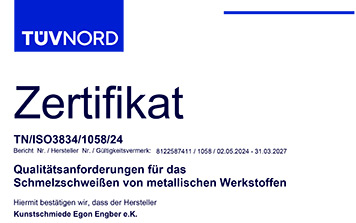 TÜV Nord Schmelzschweißene
